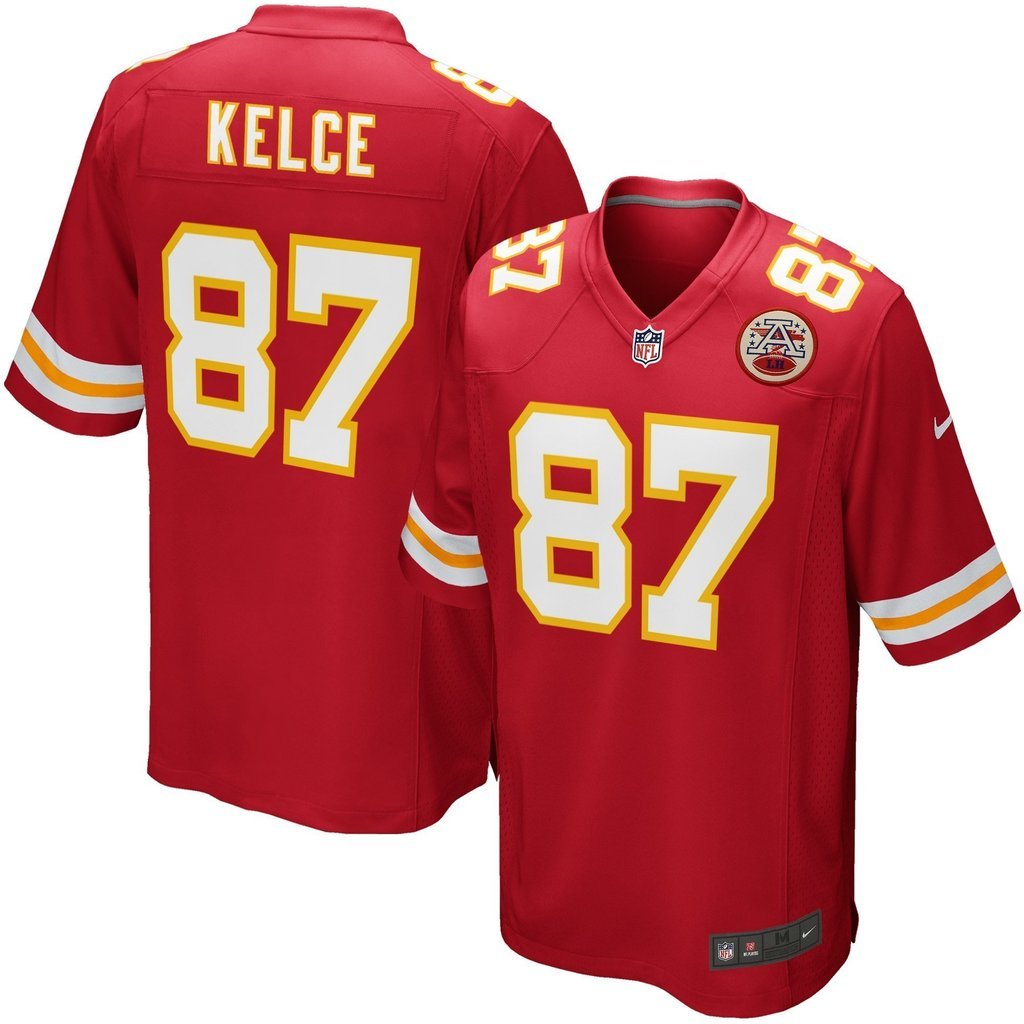 Kansas City Chiefs Travis Kelce red Jersey 2018 - 2019