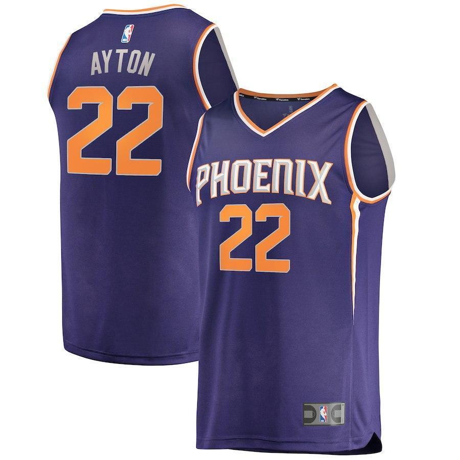 DeAndre Ayton Phoenix Suns Branded Youth Fast Break Jersey Purple - Icon Edition 2018/2019