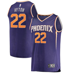 DeAndre Ayton Phoenix Suns Branded Youth Fast Break Jersey Purple - Icon Edition 2018/2019