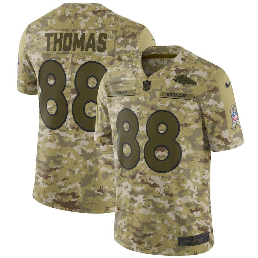 Demaryius Thomas Denver Broncos Salute to Service Limited Jersey  Camo