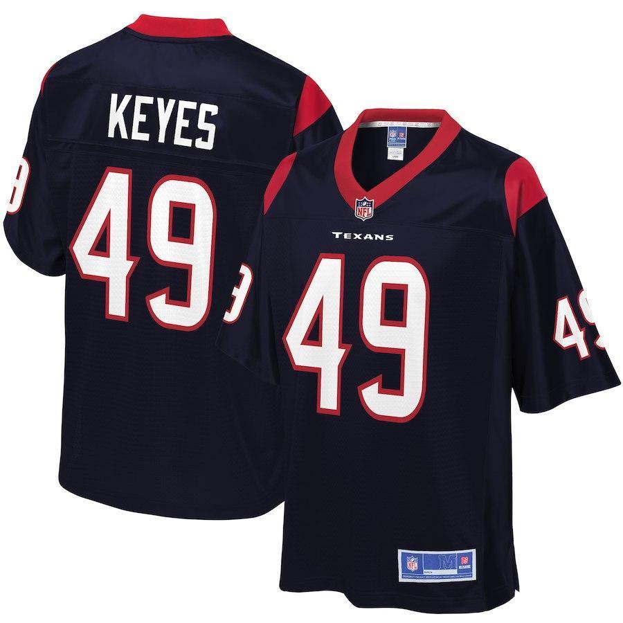 Josh Keyes Houston Texans NFL Pro Line Player Jersey - Navy
