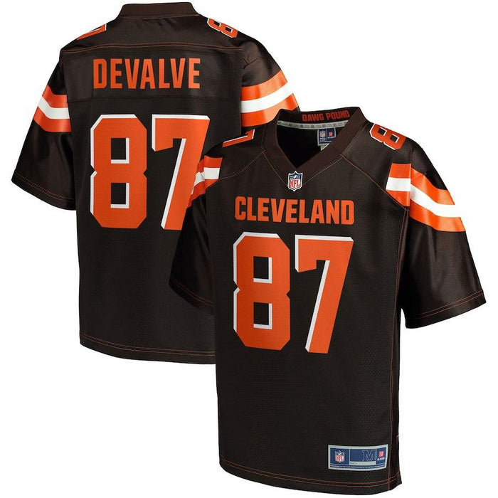 Men's Cleveland Browns Seth DeValve NFL Pro Line Brown Big & Tall Player Jersey