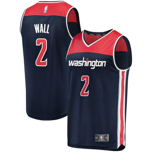 John Wall Washington Wizards Branded Youth Fast Break Jersey Navy - Statement Edition 2018/2019