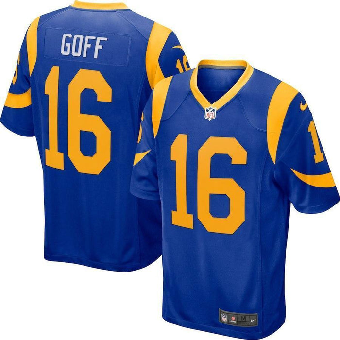 Los Angeles Rams Jared Goff Royal Jersey 2018 - 2019