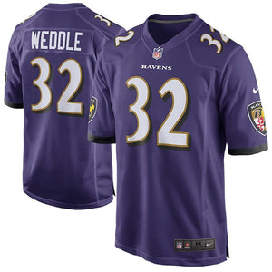 Eric Weddle Baltimore Ravens Game Jersey - Purple 2018/2019