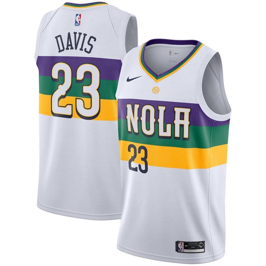 Anthony Davis New Orleans Pelicans Youth Jersey – City Edition – White 2018/2019