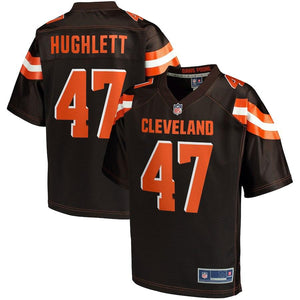 Men's Cleveland Browns Charley Hughlett NFL Pro Line Brown Big & Tall Player Jersey