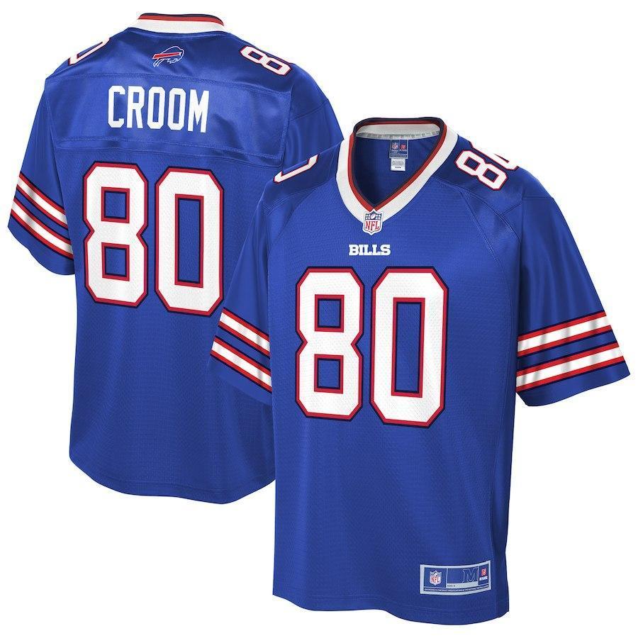 Jason Croom Buffalo Bills Pro Line Player Jersey – Royal 2018/2019