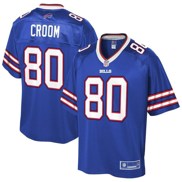 Jason Croom Buffalo Bills Pro Line Player Jersey – Royal 2018/2019