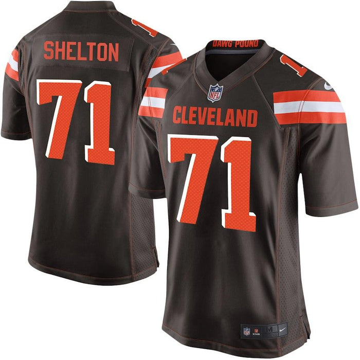 Men's Cleveland Browns Danny Shelton Nike Brown Game Jersey