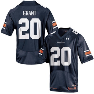 Men's Under Armour Corey Grant Navy Auburn Tigers Replica Jersey