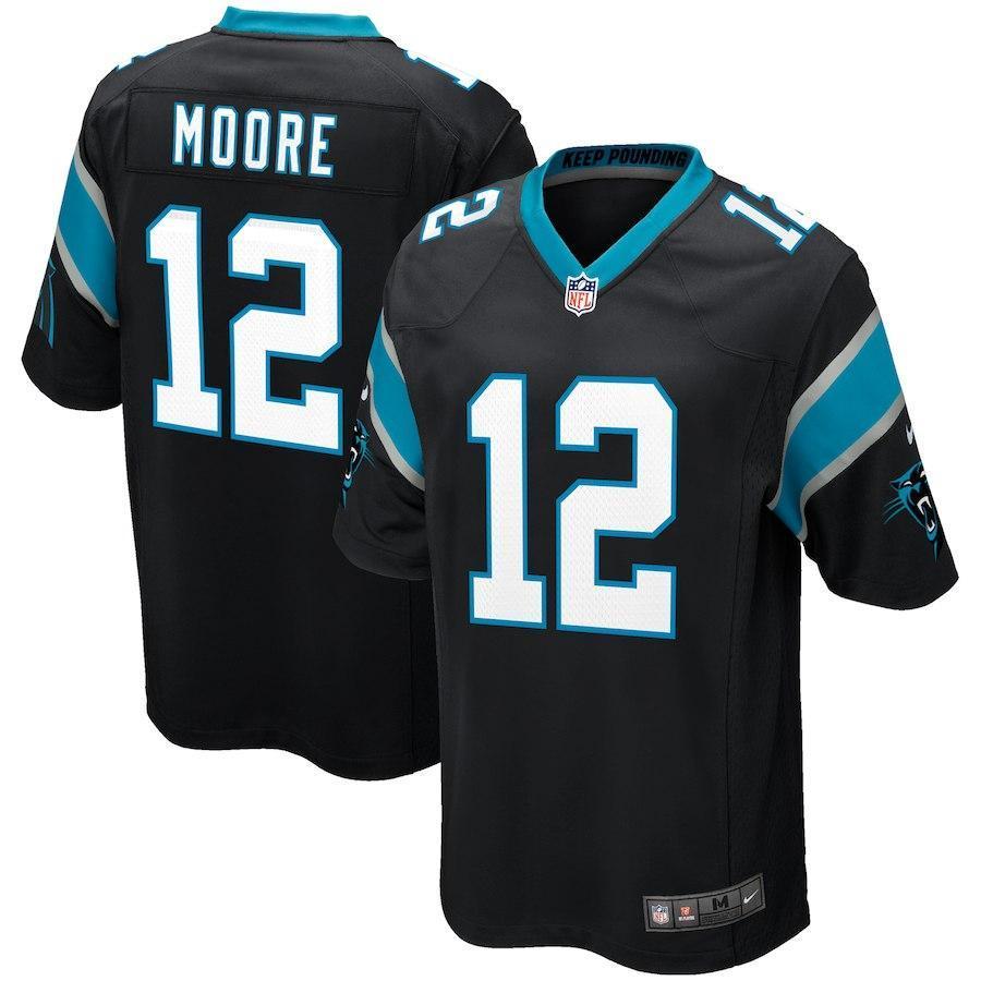 DJ Moore Carolina Panthers Draft First Round Pick Game Jersey – Black 2018/2019