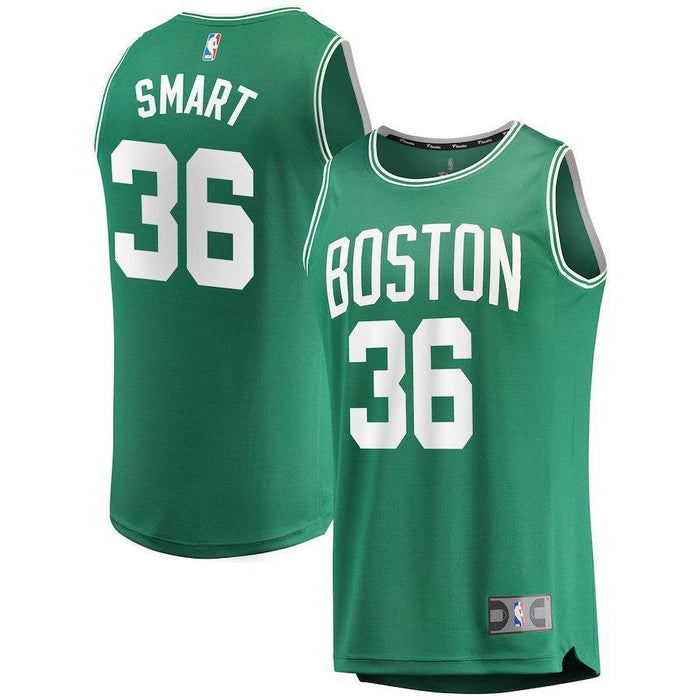 Marcus Smart Boston Celtics Branded Youth Fast Break Jersey Green - Icon Edition 2018/2019