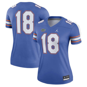 Women's Nike #18 Royal Florida Gators Legend Jersey