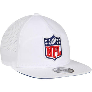 Men's NFL Shield New Era White 2017 Training Camp Official A-Frame The Golfer Adjustable Snapback Hat