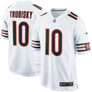 Mitchell Trubisky Chicago Bears Game Jersey – White 2018/2019