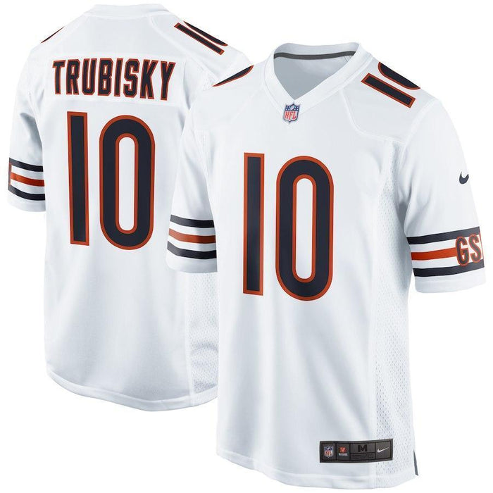 Mitchell Trubisky Chicago Bears Game Jersey – White 2018/2019