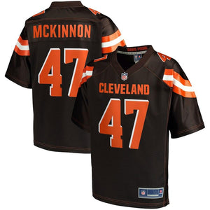 Men's Cleveland Browns Jeremiah McKinnon NFL Pro Line Brown Big & Tall Player Jersey