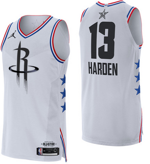 NBA Jordan All-Star 2019 White Swingman Jersey - James Harden - Youth