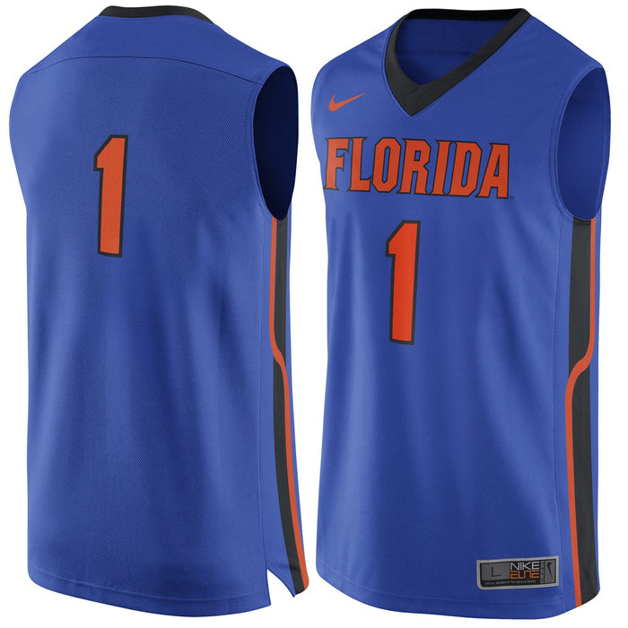 Men's Nike #1 Royal Florida Gators Replica Jersey