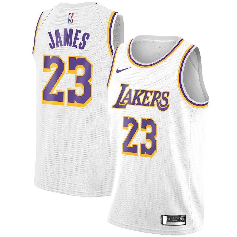 Los Angeles Lakers Youth Jersey White – Icon Edition 2018/2019