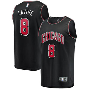 Zach LaVine Chicago Bulls Branded Youth Fast Break Jersey Black - Statement Edition 2018/2019