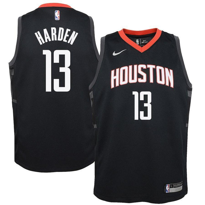 James Harden Houston Rockets Youth Jersey Black - Statement Edition 2018/2019