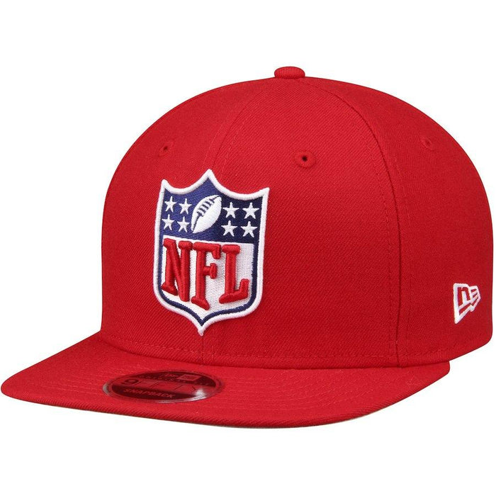 Men's NFL Shield Logo New Era Red Original Fit 9FIFTY Adjustable Snapback Hat