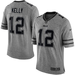 Jim Kelly Buffalo Bills Gridiron Gray Limited Jersey - Gray 2018/2019