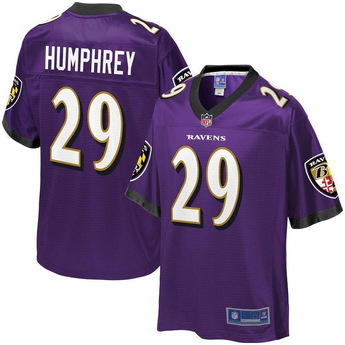 Marlon Humphrey Baltimore Ravens Pro Line Team Color Player Jersey – Purple 2018/2019