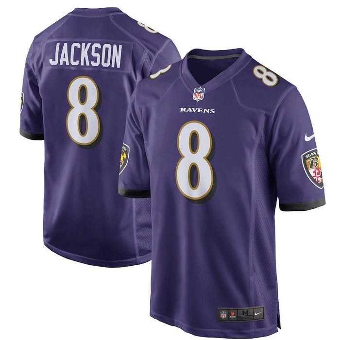 Lamar Jackson Baltimore Ravens Draft First Round Pick #2 Game Jersey – Purple 2018/2019