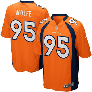Derek Wolfe Denver Broncos Game Jersey - Orange