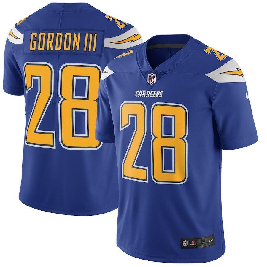 Melvin Gordon Los Angeles Chargers Color Rush Vapor Untouchable Limited Jersey Royal