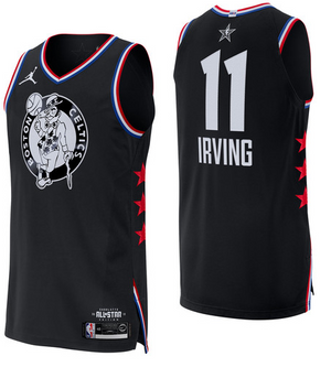 NBA Jordan All-Star 2019 Black Swingman Jersey - Kyrie Irving - Youth