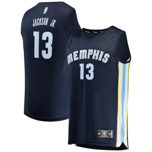 Jaren Jackson Jr. Memphis Grizzlies Branded Youth 2018 NBA Draft First Round Pick Fast Break Jersey Navy – Icon Edition 2018/2019