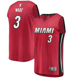 Dwyane Wade Miami Heat Branded Youth Fast Break Jersey - Statement Edition – Maroon 2018/2019