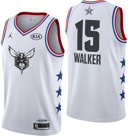 NBA Jordan All-Star 2019 White Swingman Jersey - Kemba Walker - Youth