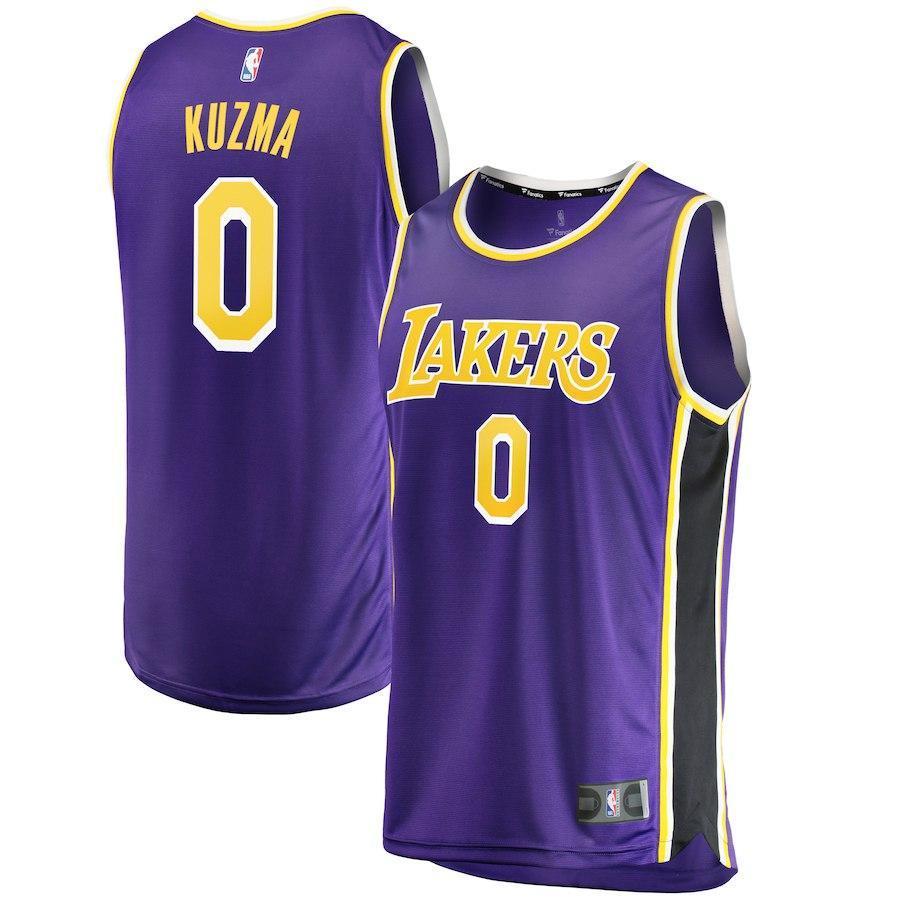 Kyle Kuzma Los Angeles Lakers Branded Youth Fast Break Jersey - Statement Edition – Purple 2018/2019