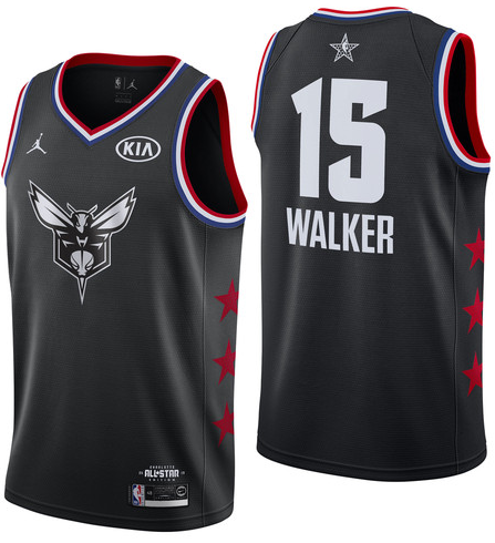NBA Jordan All-Star 2019 Black Swingman Jersey - Kemba Walker - Youth