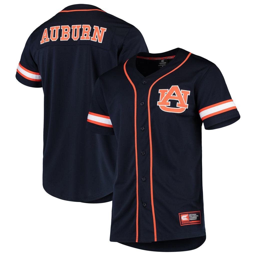 Men's Colosseum Navy Auburn Tigers Play Ball Baseball Jersey