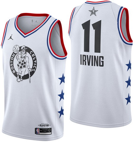 NBA Jordan All-Star 2019 White Swingman Jersey - Kyrie Irving - Youth