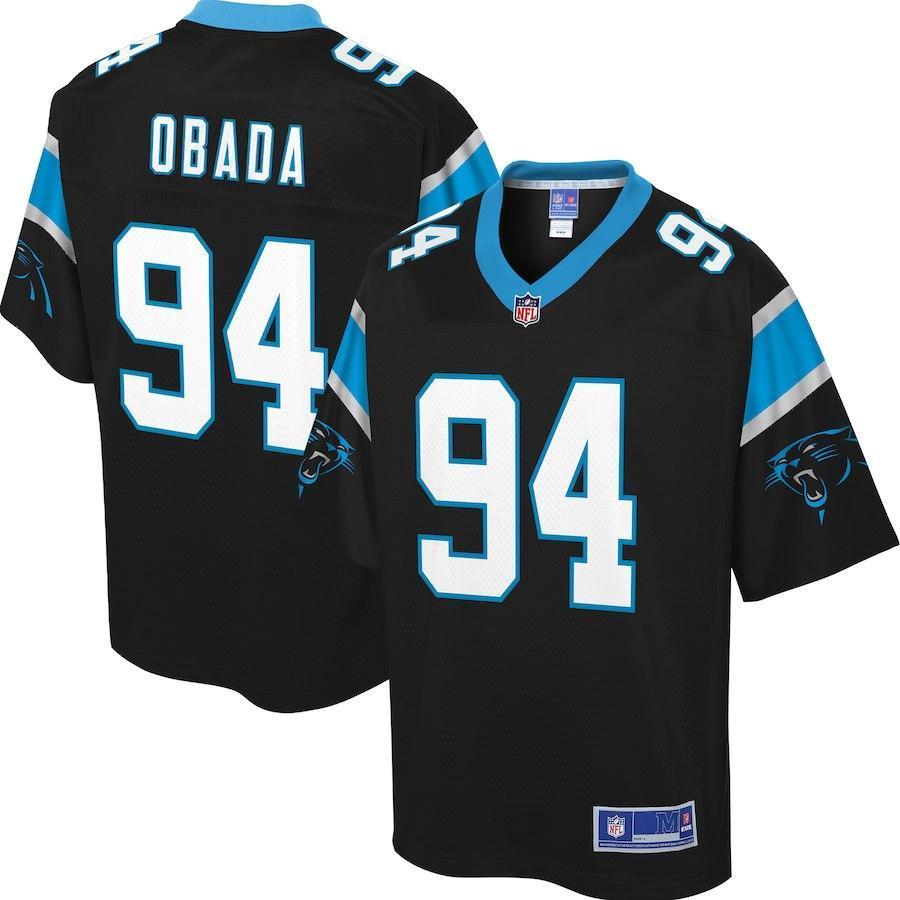 Efe Obada Carolina Panthers Pro Line Player Jersey – Black 2018/2019