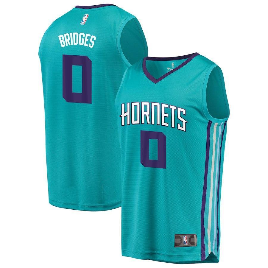 Miles Bridges Charlotte Hornets Branded Youth 2018 NBA Draft First Round Pick Fast Break Jersey Teal – Icon Edition 2018/2019
