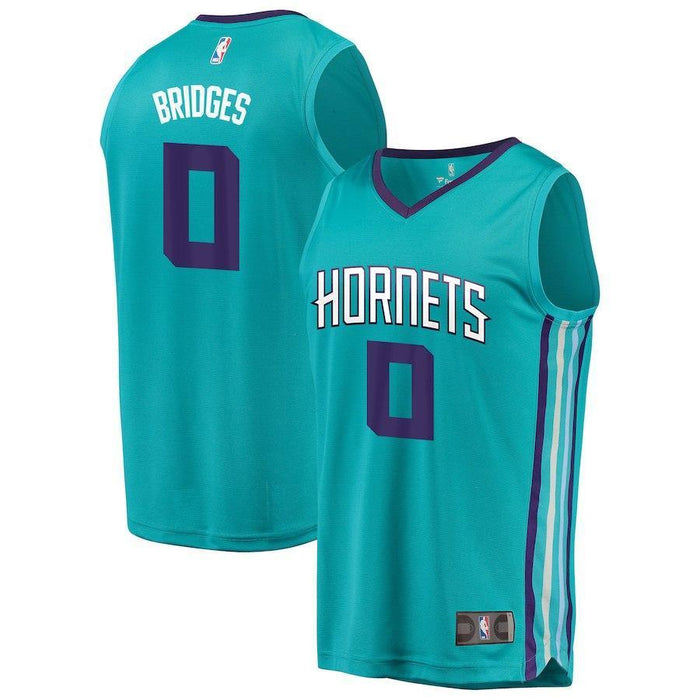 Miles Bridges Charlotte Hornets Branded Youth 2018 NBA Draft First Round Pick Fast Break Jersey Teal – Icon Edition 2018/2019