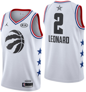 NBA Jordan All-Star 2019 White Swingman Jersey - Kawhi Leonard - Youth