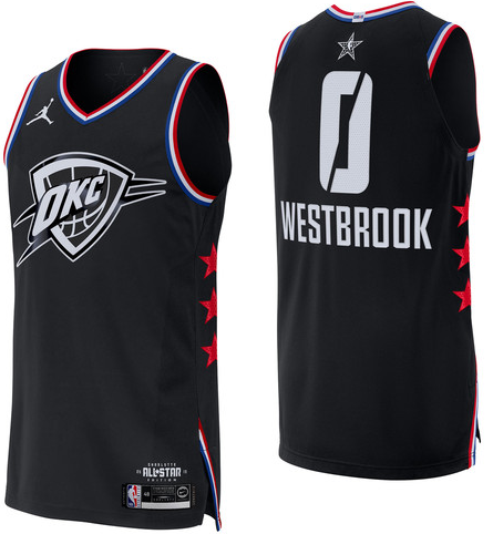 NBA All-Star 2019 Black Jordan Swingman Jersey - Russell Westbrook - Youth