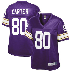 Cris Carter Minnesota Vikings Pro Line Women's Retired Player Jersey – Purple 2018/2019
