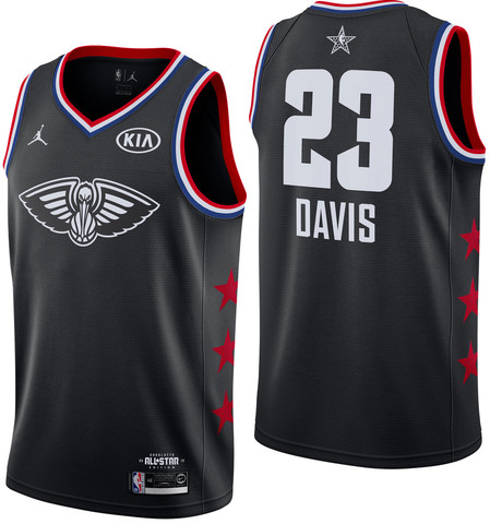 NBA All-Star 2019 Black Jordan Swingman Jersey - Anthony Davis - Youth