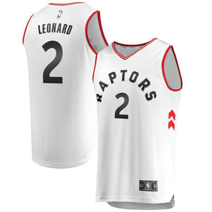 Kawhi Leonard Toronto Raptors Branded Youth Fast Break Jersey - Association Edition – White 2018/2019