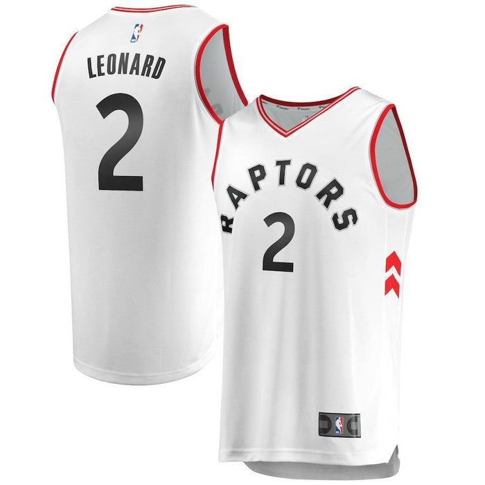 Kawhi Leonard Toronto Raptors Branded Youth Fast Break Jersey - Association Edition – White 2018/2019